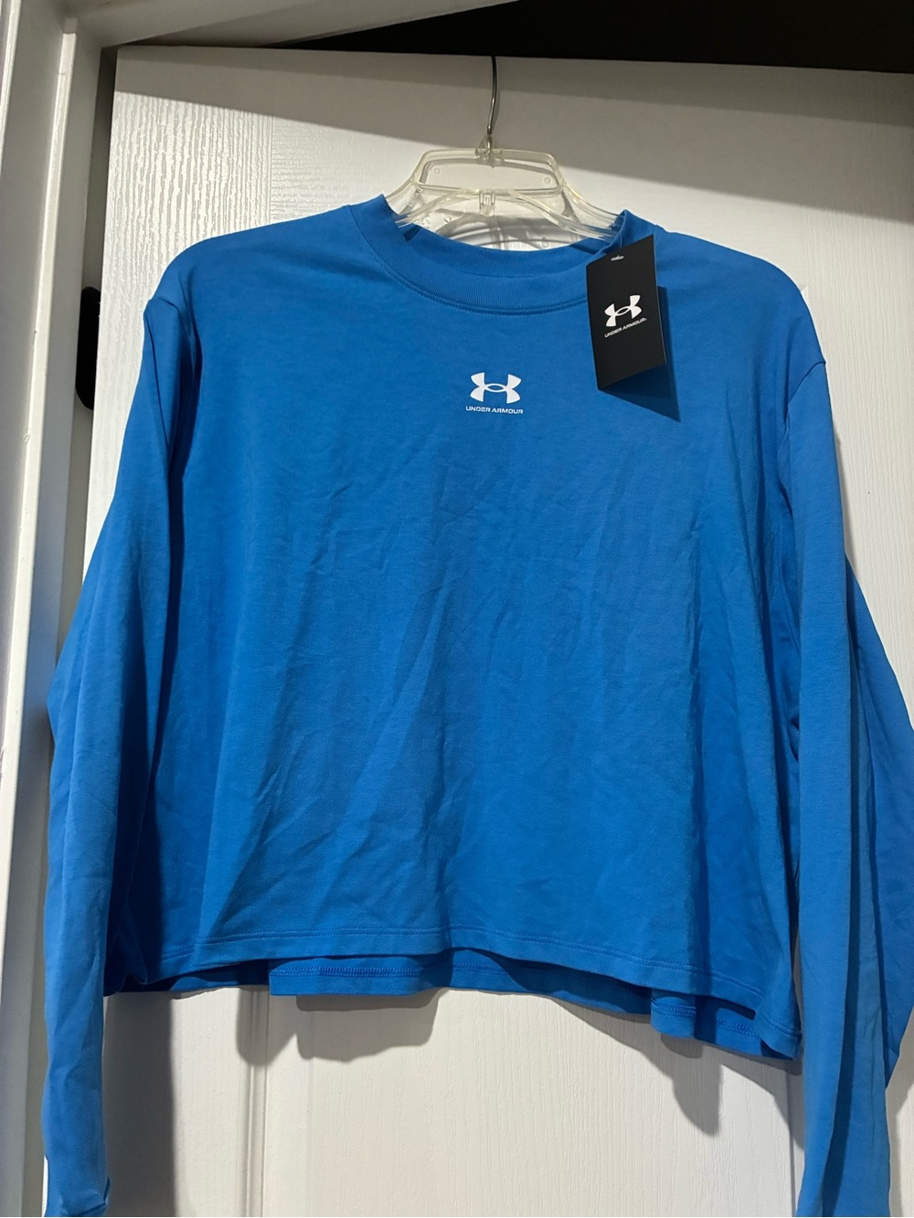 Under Armour Bright Blue Long Sleeve Crew Neck Top